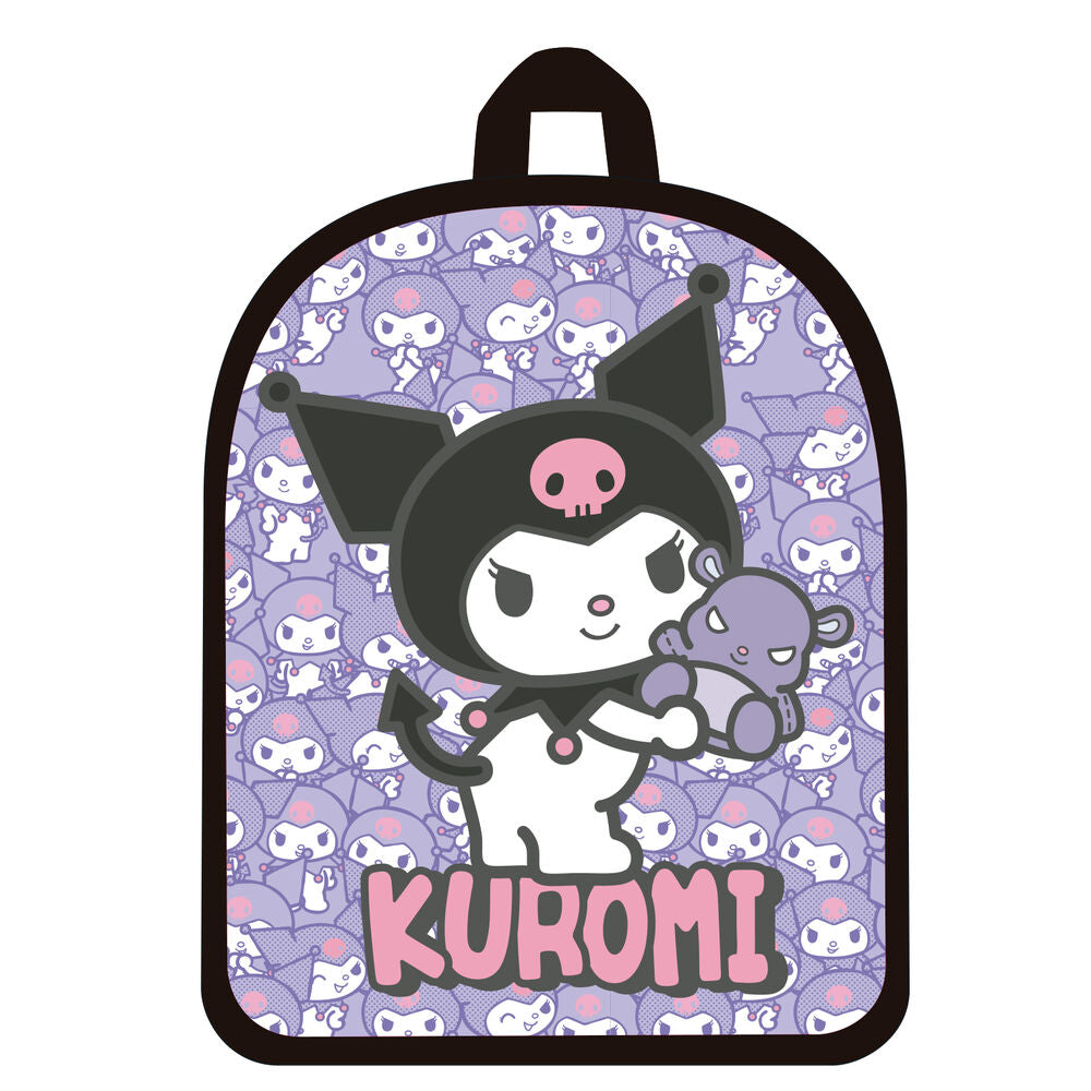 Imagen 1 - Mochila Kuromi Hello Kitty 30Cm