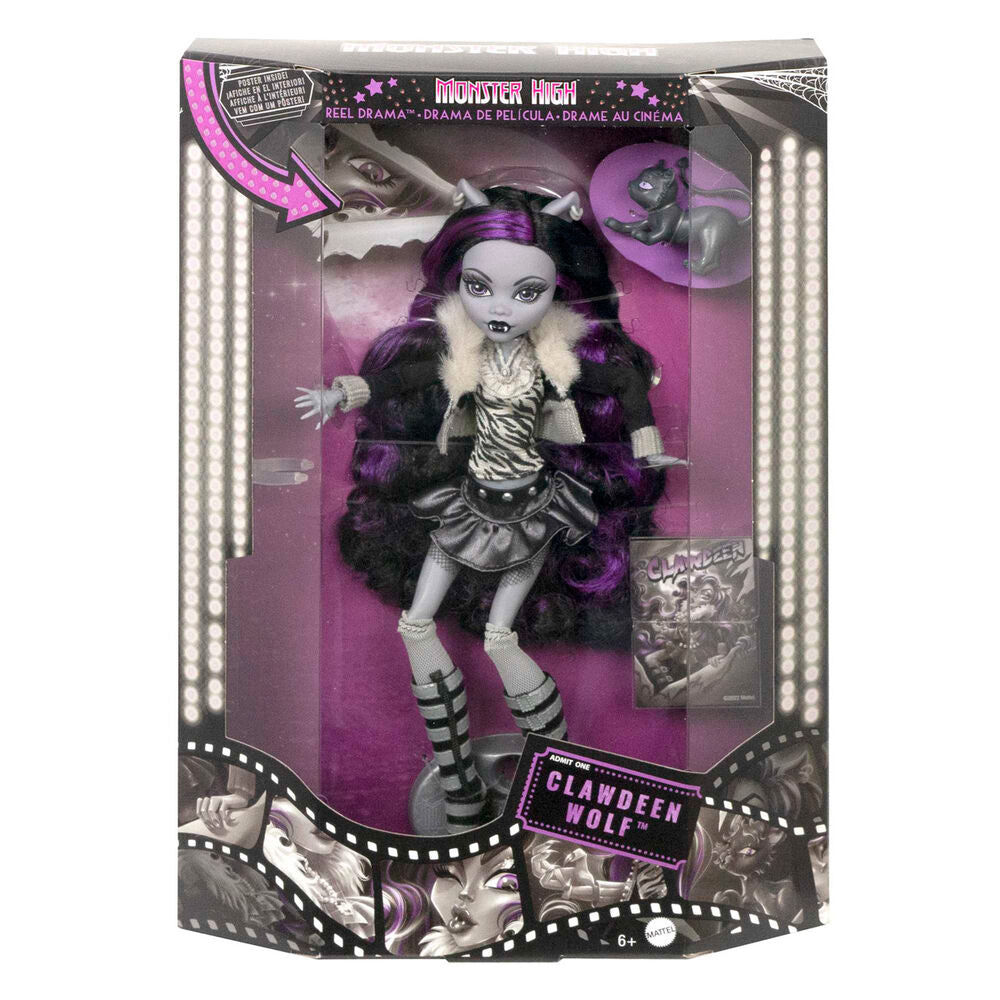 Imagen 2 - Muñeca Clawdeen Wolf Reel Drama Monster High
