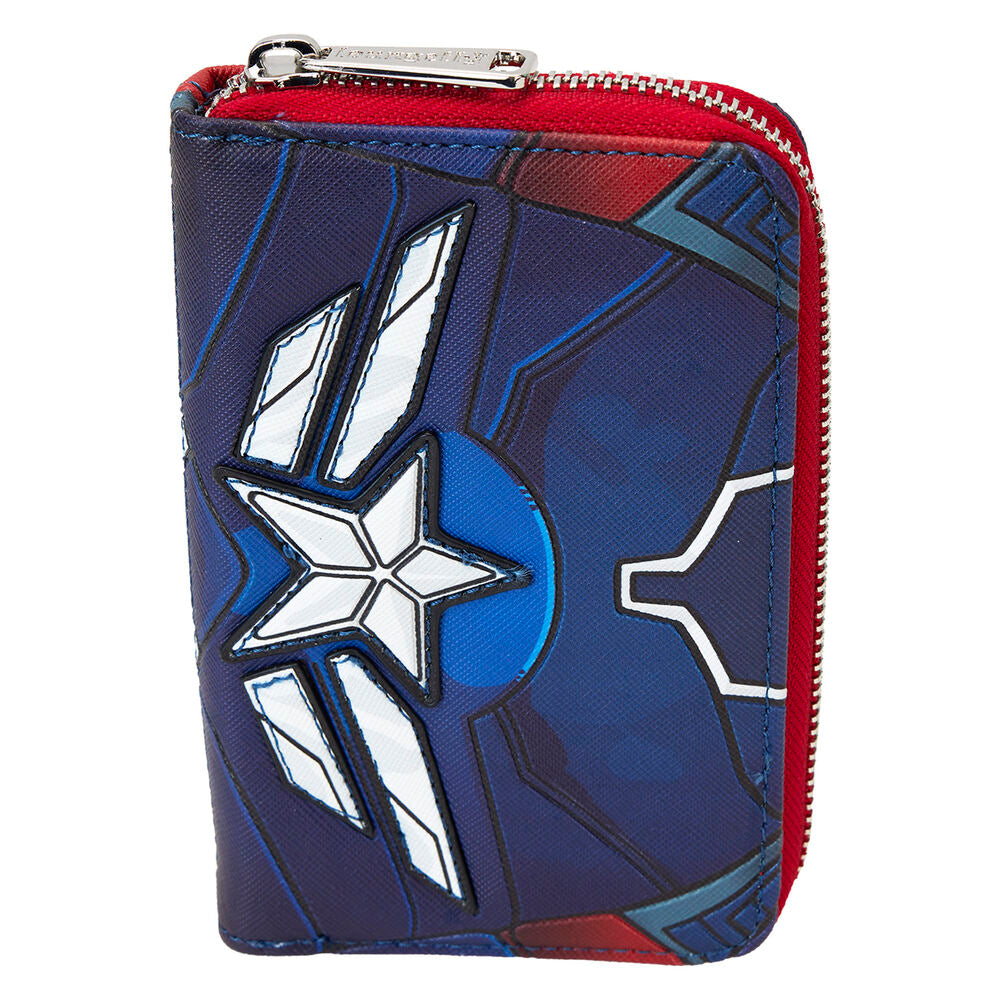 Imagen de Cartera Brave New World Capitan America Marvel Loungefly parte de nuestra colección en Espadas y más, sitio oficial.