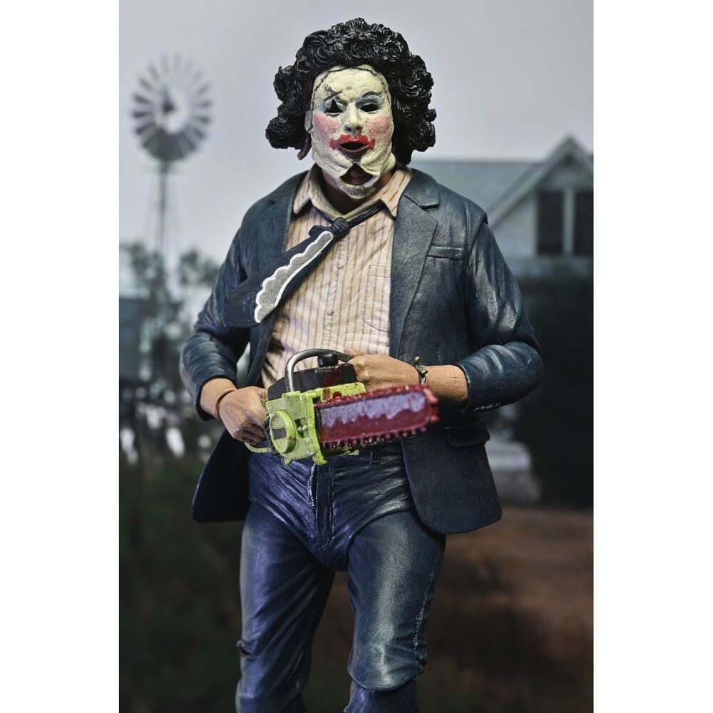 Imagen 4 - Figura Leatherface Pretty Woman 50Th Anniversary La Matanza De Texas 18Cm