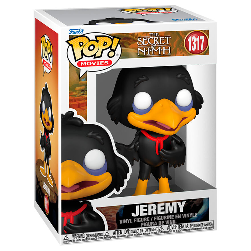 Imagen de Figura Pop Nimh El Mundo Secreto Jeremy Crow parte de nuestra colección en Espadas y más, sitio oficial.