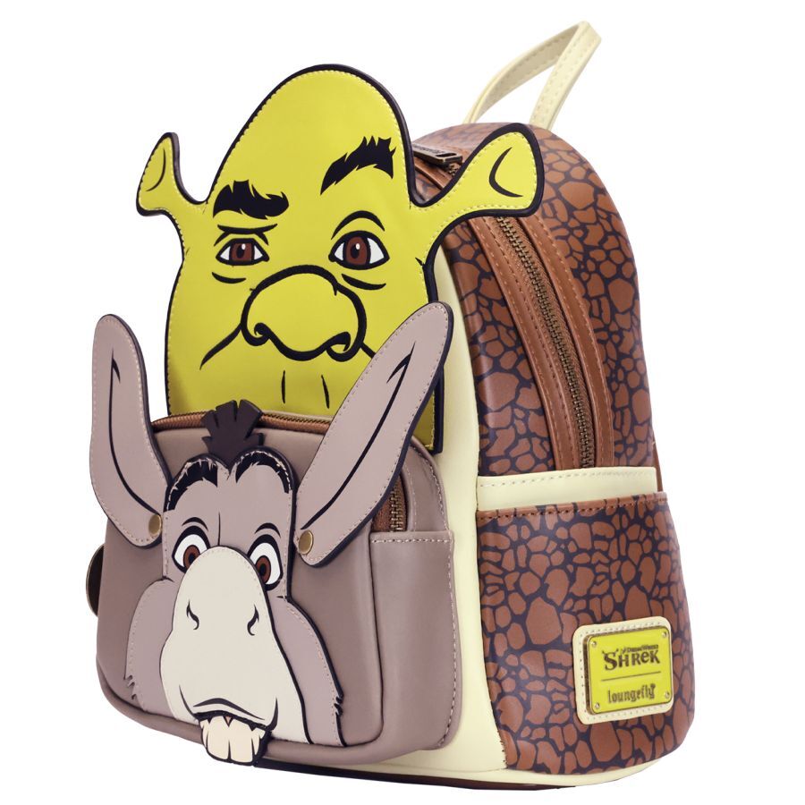 Imagen de Mochila Shrek & Donkey Shrek Loungefly 31Cm parte de nuestra colección en Espadas y más, sitio oficial.