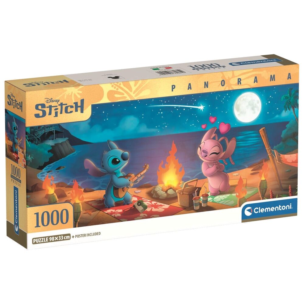 Imagen 1 - Puzzle Panorama Stitch Disney 1000Pzs