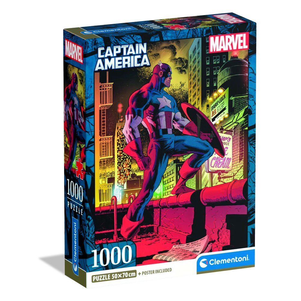 Imagen 1 - Puzzle Capitan America Marvel 1000Pzs