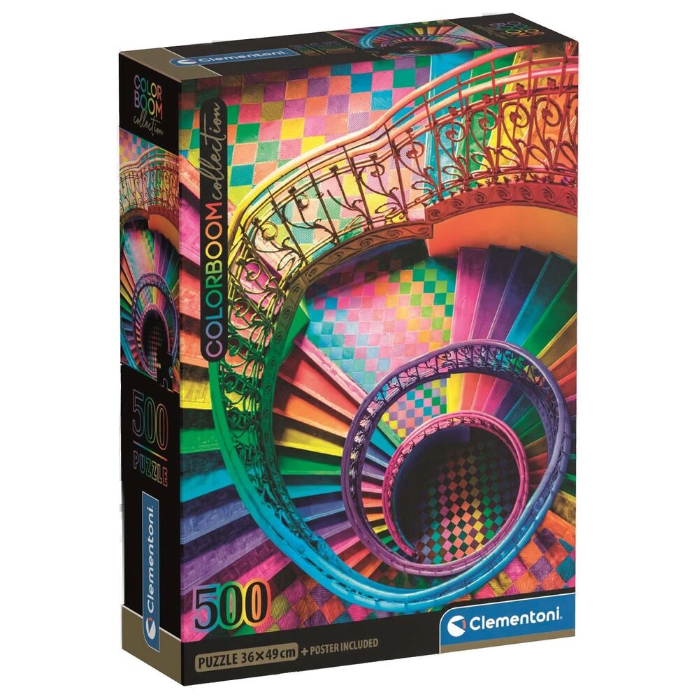 Imagen 1 - Puzzle Stairs Color Boom 500Pzs