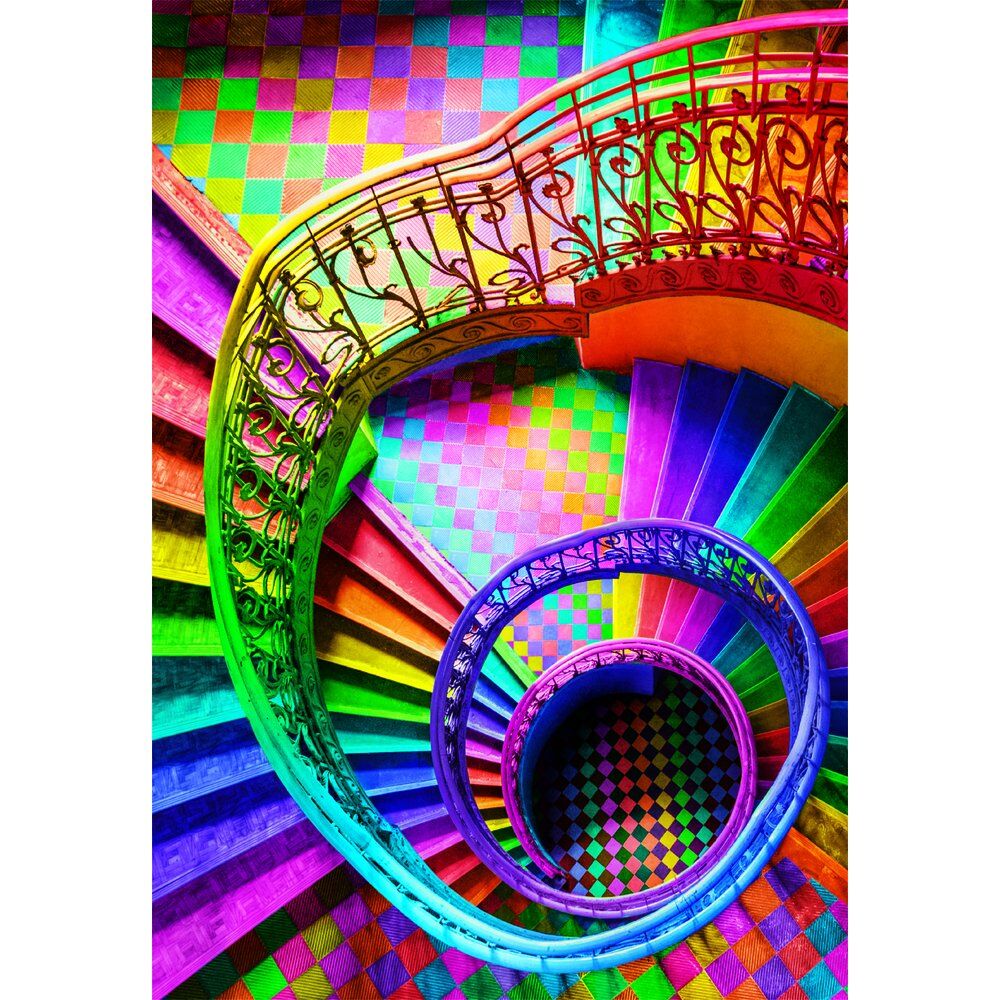 Imagen 2 - Puzzle Stairs Color Boom 500Pzs