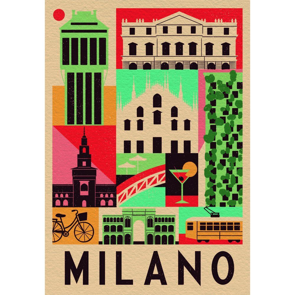 Imagen 1 - Puzzle Milan Style In The City 1000Pzs