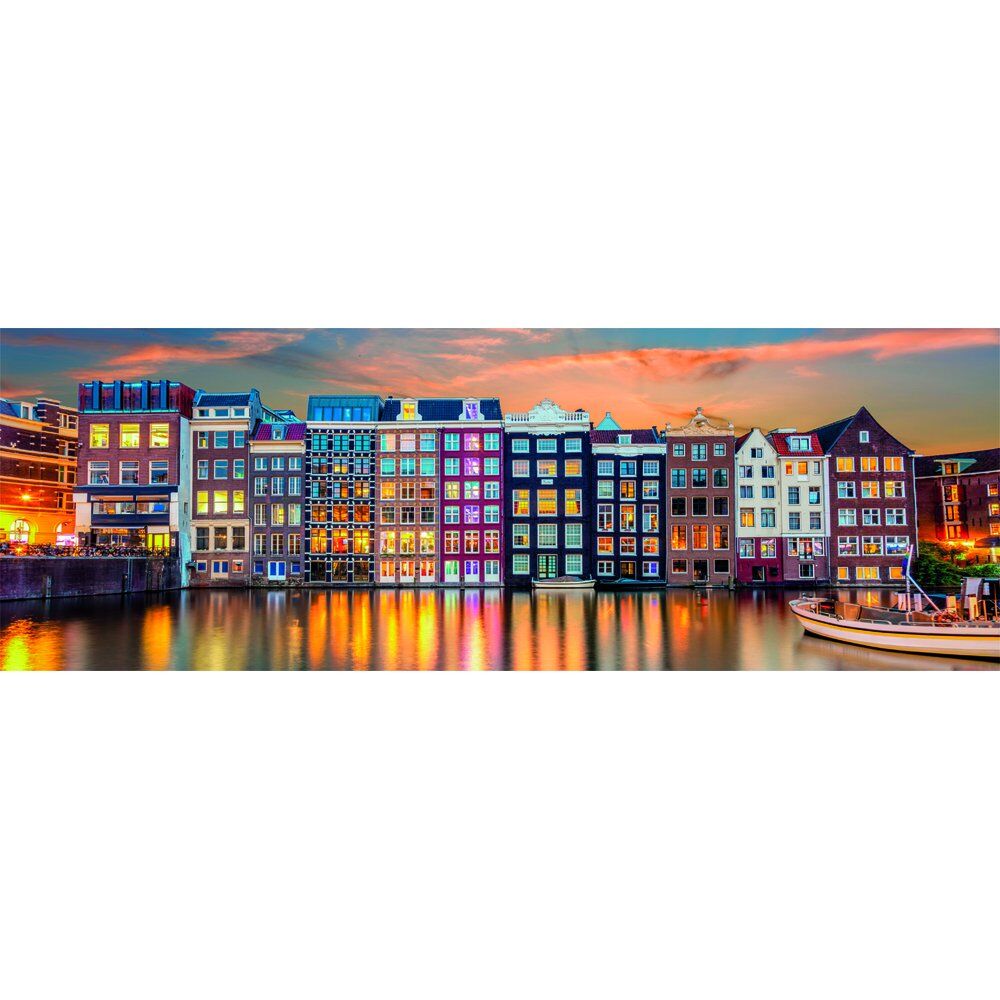 Imagen 1 - Puzzle Panorama Bright Amsterdam High Quality 1000Pzs