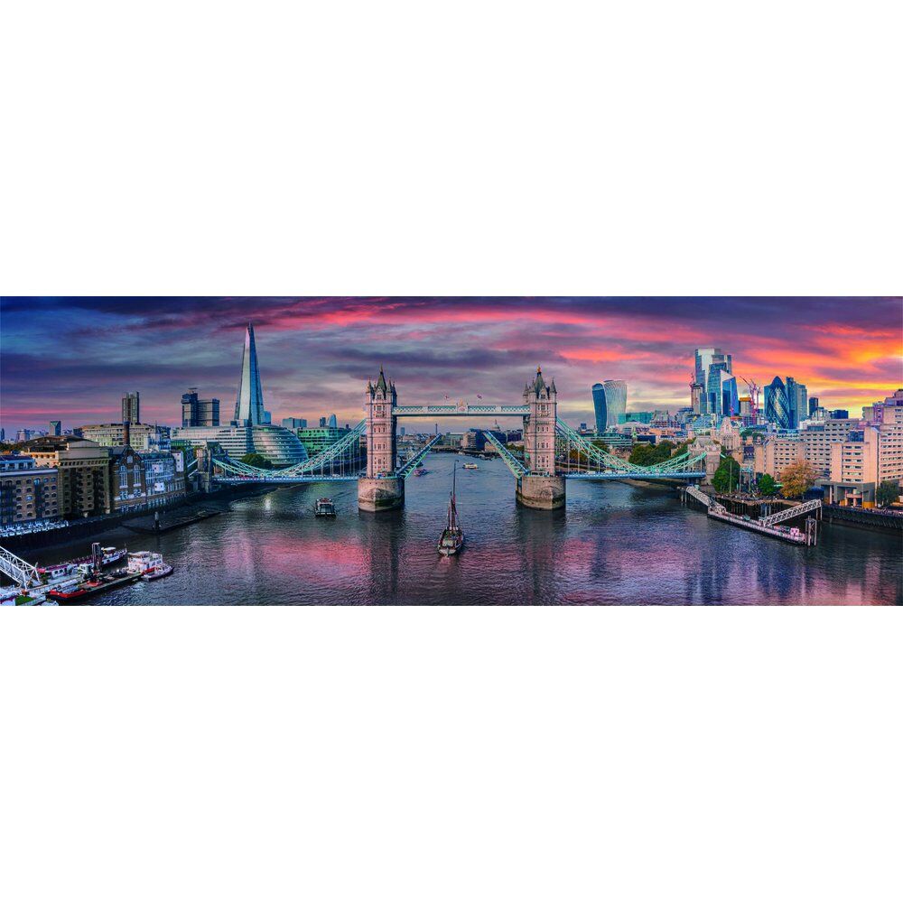 Imagen 1 - Puzzle Panorama Across The River Thames High Quality 1000Pzs