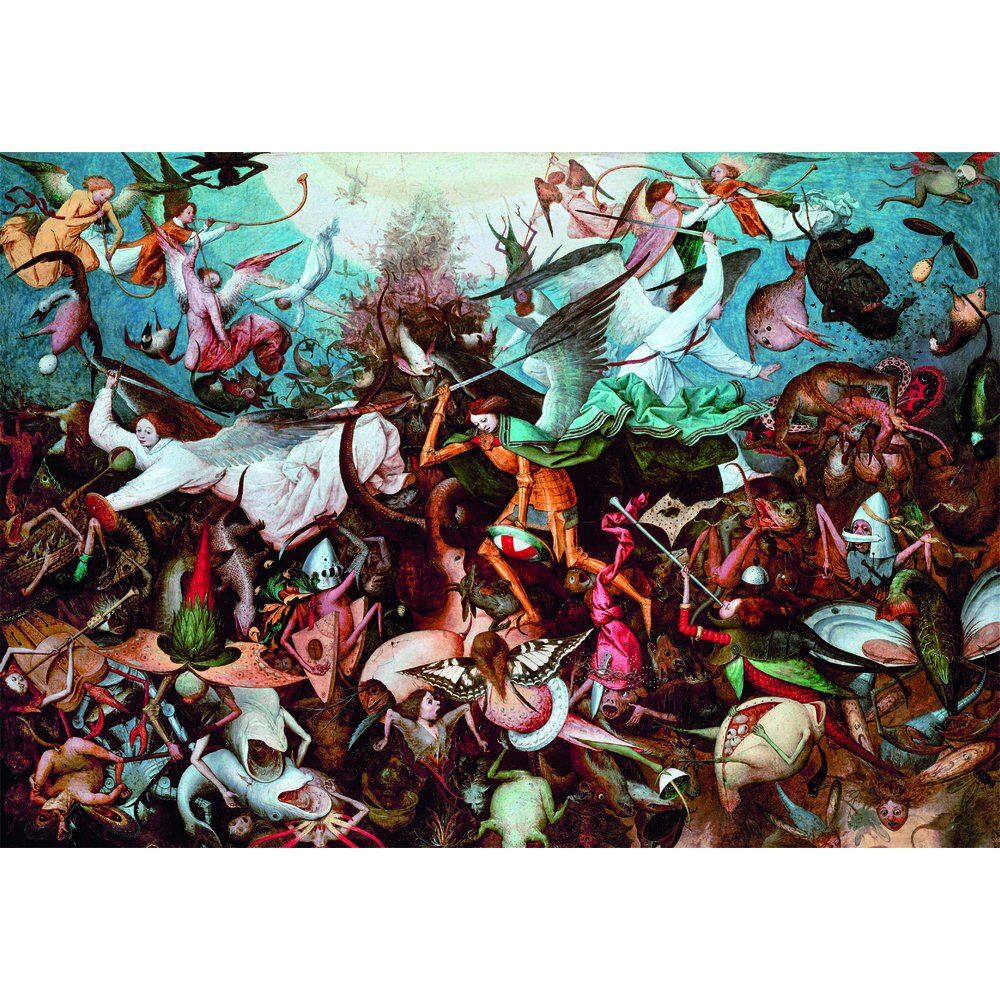 Imagen 1 - Puzzle The Fall Of The Rebel Angels Bruegel Museum 1000Pzs