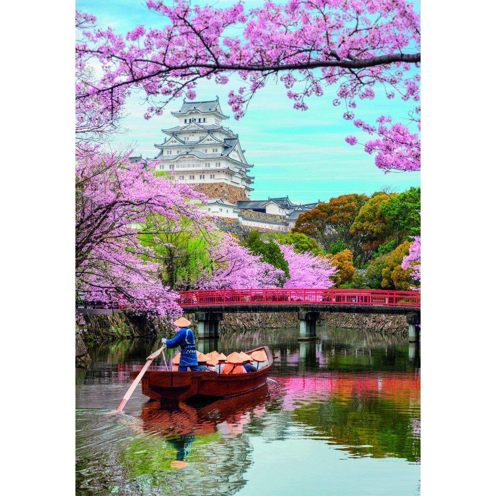 Imagen 1 - Puzzle Himeji Castle In Spring High Quality 1000Pzs