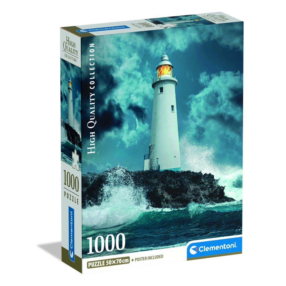 Imagen 2 - Puzzle Lighthouse In The Storm High Quality 1000Pzs