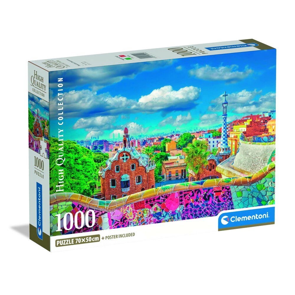 Imagen 2 - Puzzle Park Guell Barcelona High Quality 1000Pzs