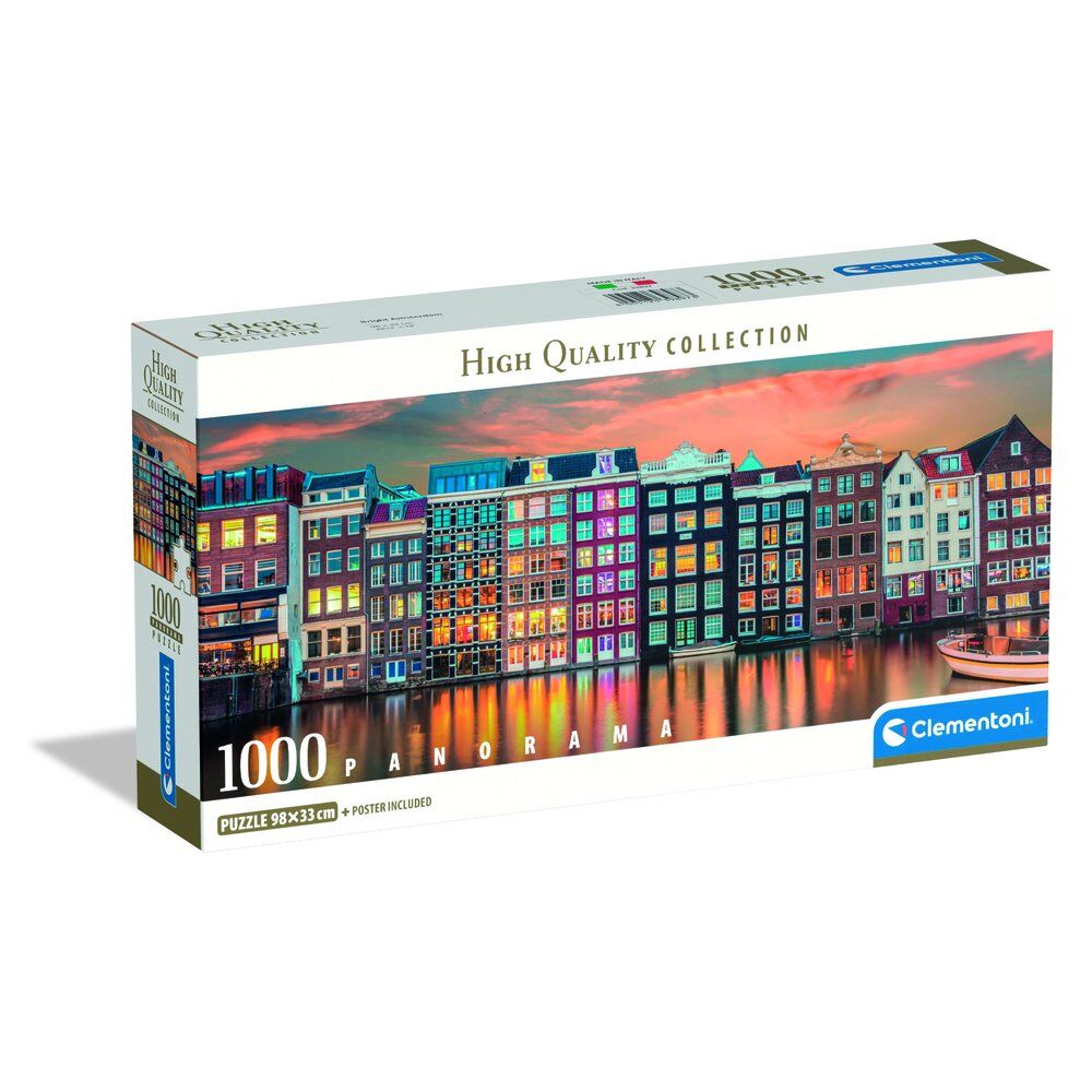 Imagen 2 - Puzzle Panorama Bright Amsterdam High Quality 1000Pzs