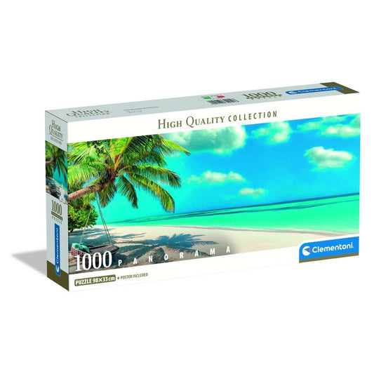 Imagen 2 - Puzzle Panorama Swinging By The Ocean High Quality 1000Pzs