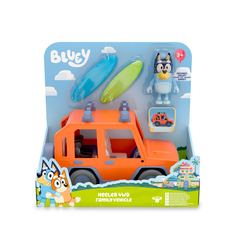 Imagen 4 - Coche Familiar + Figura Bandit Bluey