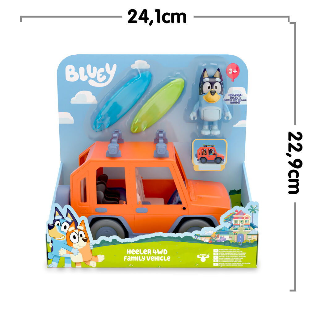 Imagen 7 - Coche Familiar + Figura Bandit Bluey
