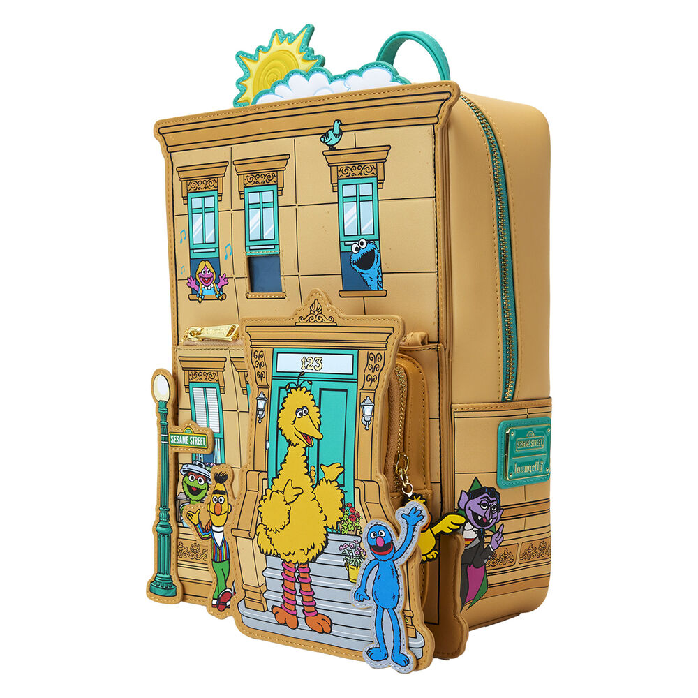 Imagen de Mochila Corner Barrio Sesamo Loungefly 30Cm parte de nuestra colección en Espadas y más, sitio oficial.