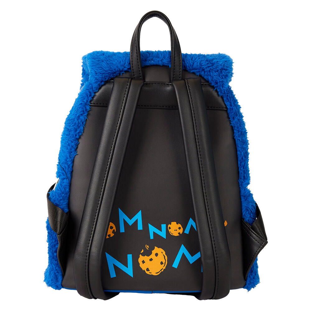 Imagen de Mochila Peluche + Monedero Cookie Monster Barrio Sesamo Loungefly parte de nuestra colección en Espadas y más, sitio oficial.