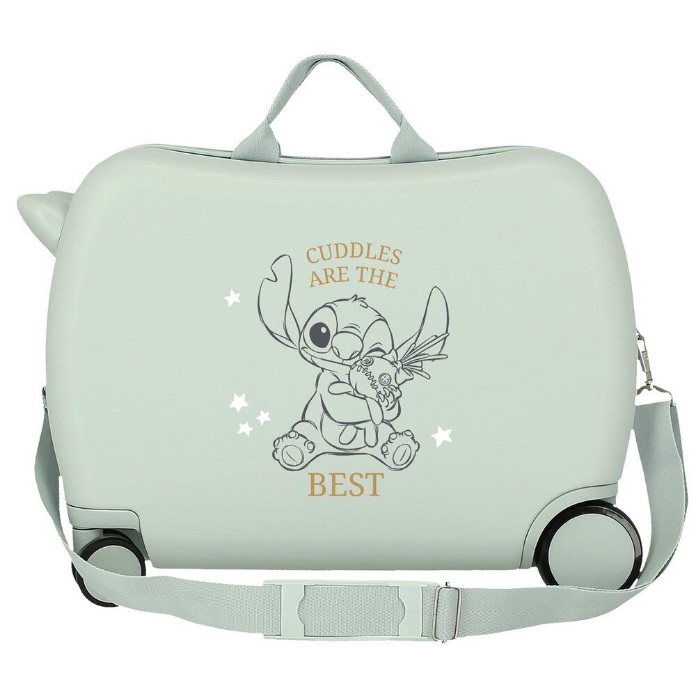 Imagen 2 - Maleta Abs Cuddles Are The Best Stitch Disney 50Cm