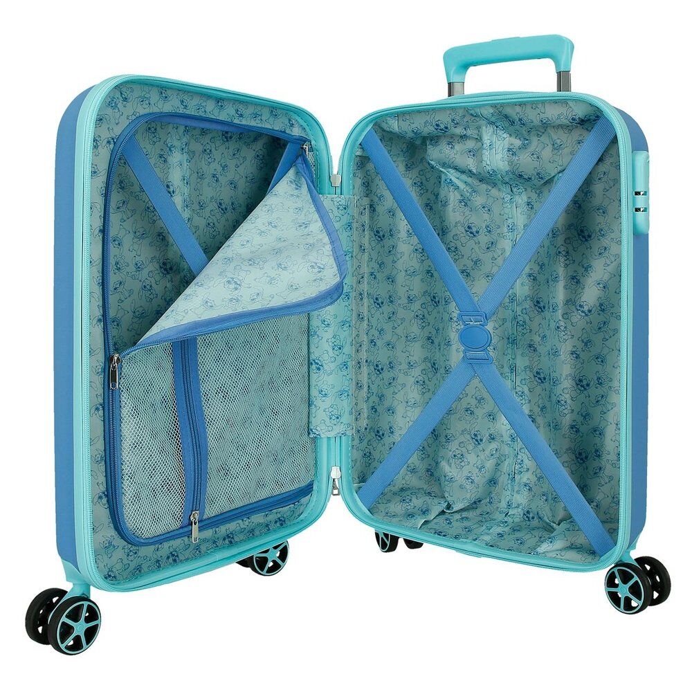 Imagen 10 - Maleta Trolley Abs Azulon Stitch Disney 55Cm