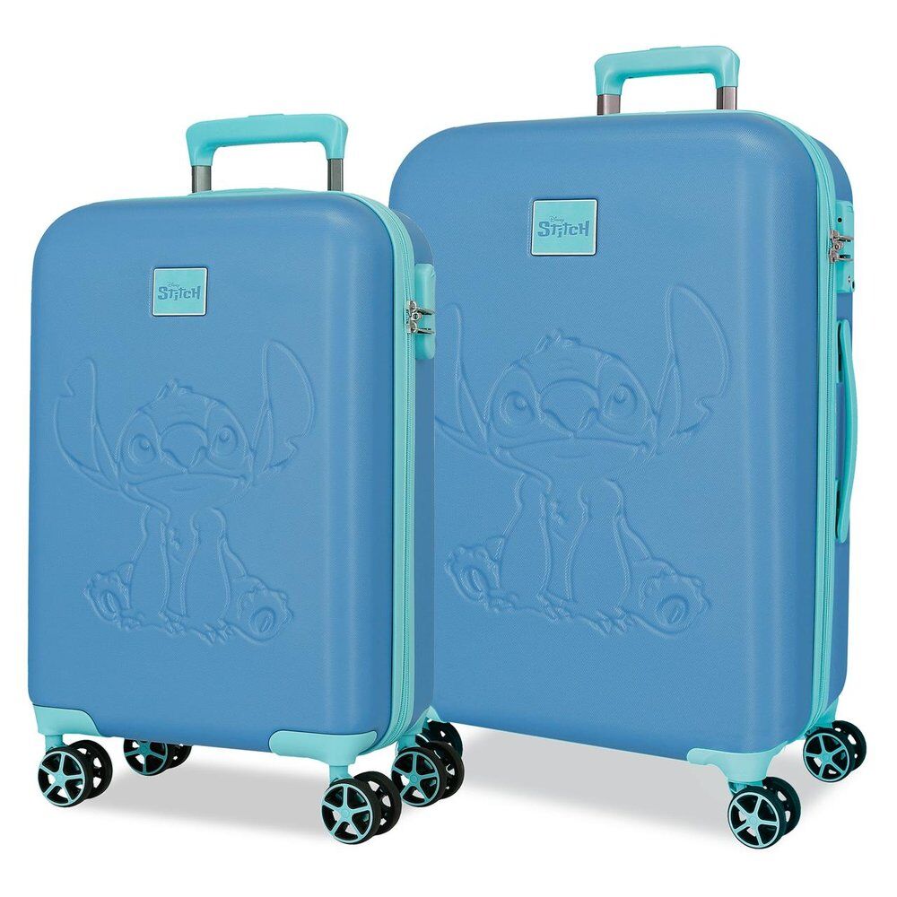 Imagen 1 - Set 2 Maletas Trolley Abs Azulon Stitch Disney
