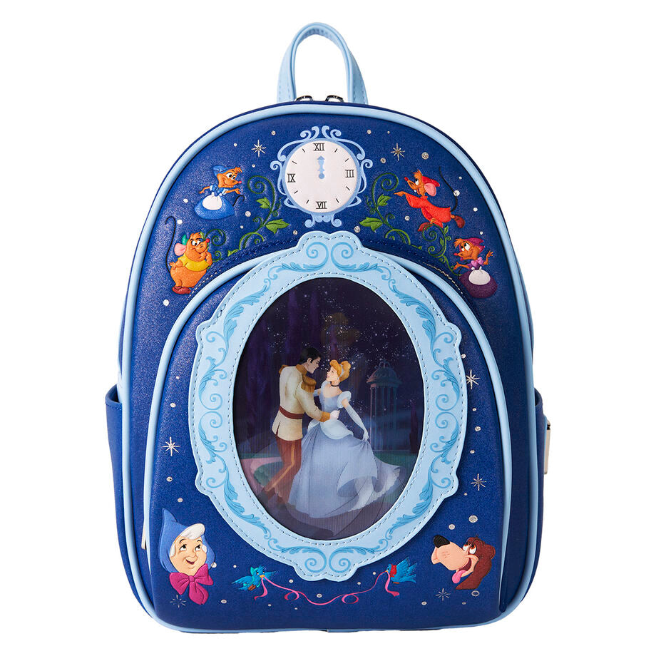 Imagen de Mochila Lenticular 75Th Anniversary La Cenicienta Disney Loungefly 26Cm parte de nuestra colección en Espadas y más, sitio oficial.