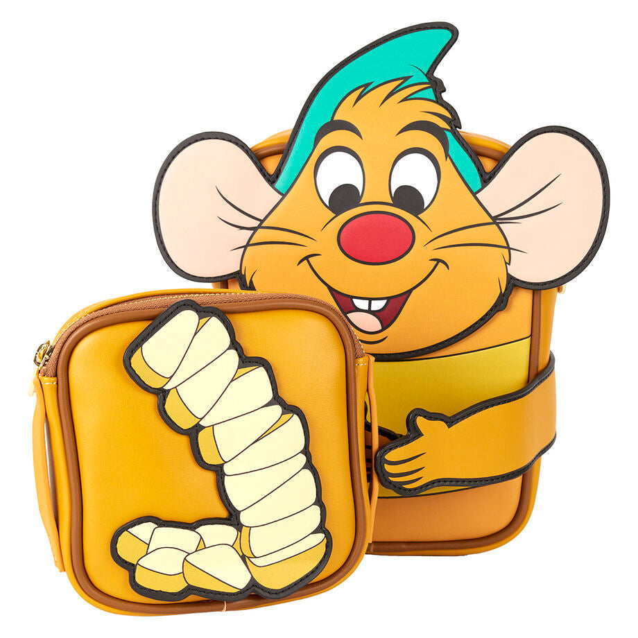 Imagen 3 - Bolso Bandolera Gus 75Th Anniversary La Cenicienta Disney Loungefly