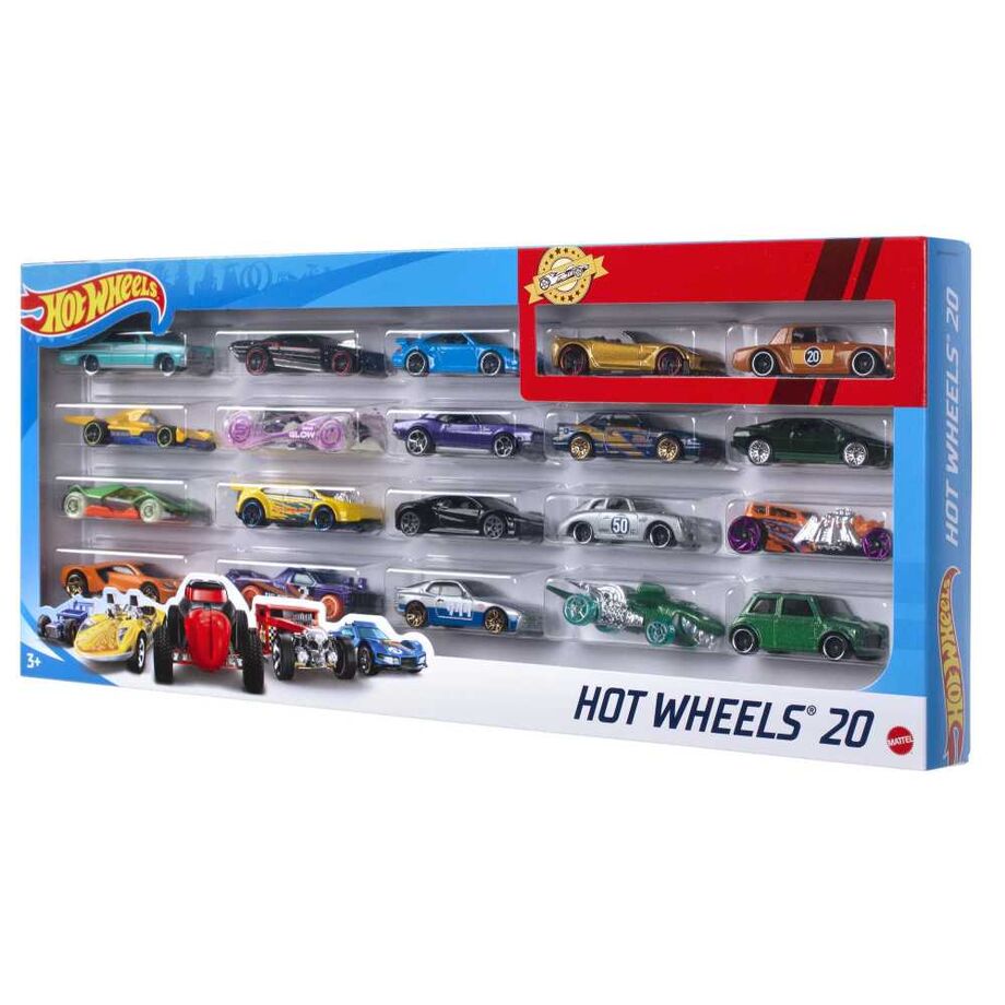Imagen 1 - Blister 20 Coches Hot Wheels Surtido
