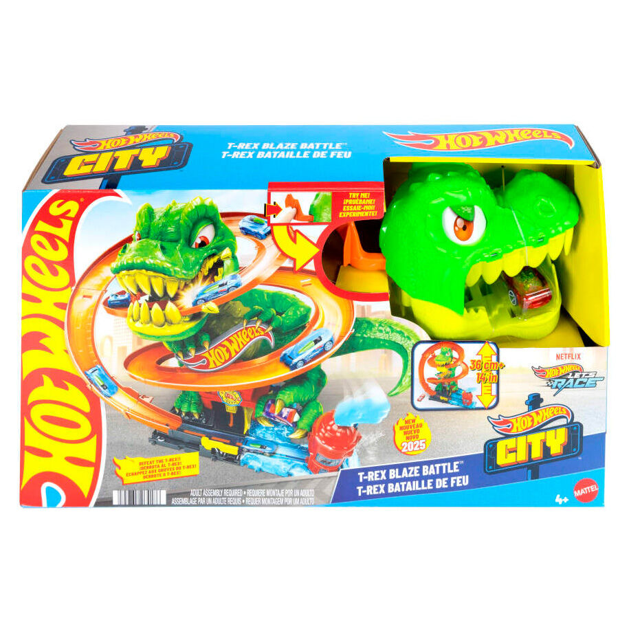 Imagen 1 - Pista Estacion De Bomberos T-rex City Hot Wheels