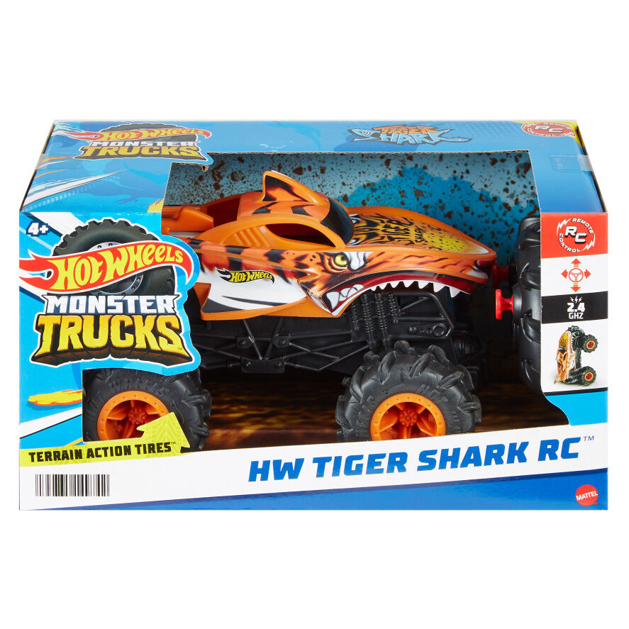 Imagen 1 - Coche Radio Control Tiger Shark Monster Trucks Hot Wheels