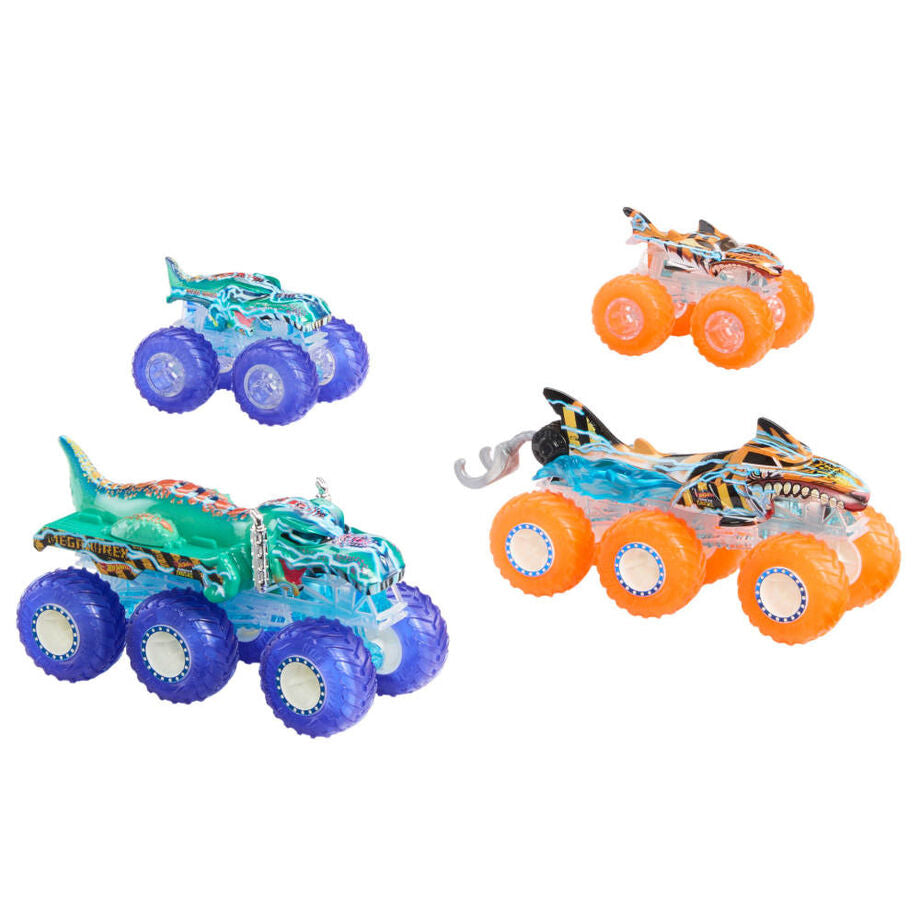 Imagen 1 - Blister Power Smashers Mega-wrex Y Tiger Shark Monster Trucks