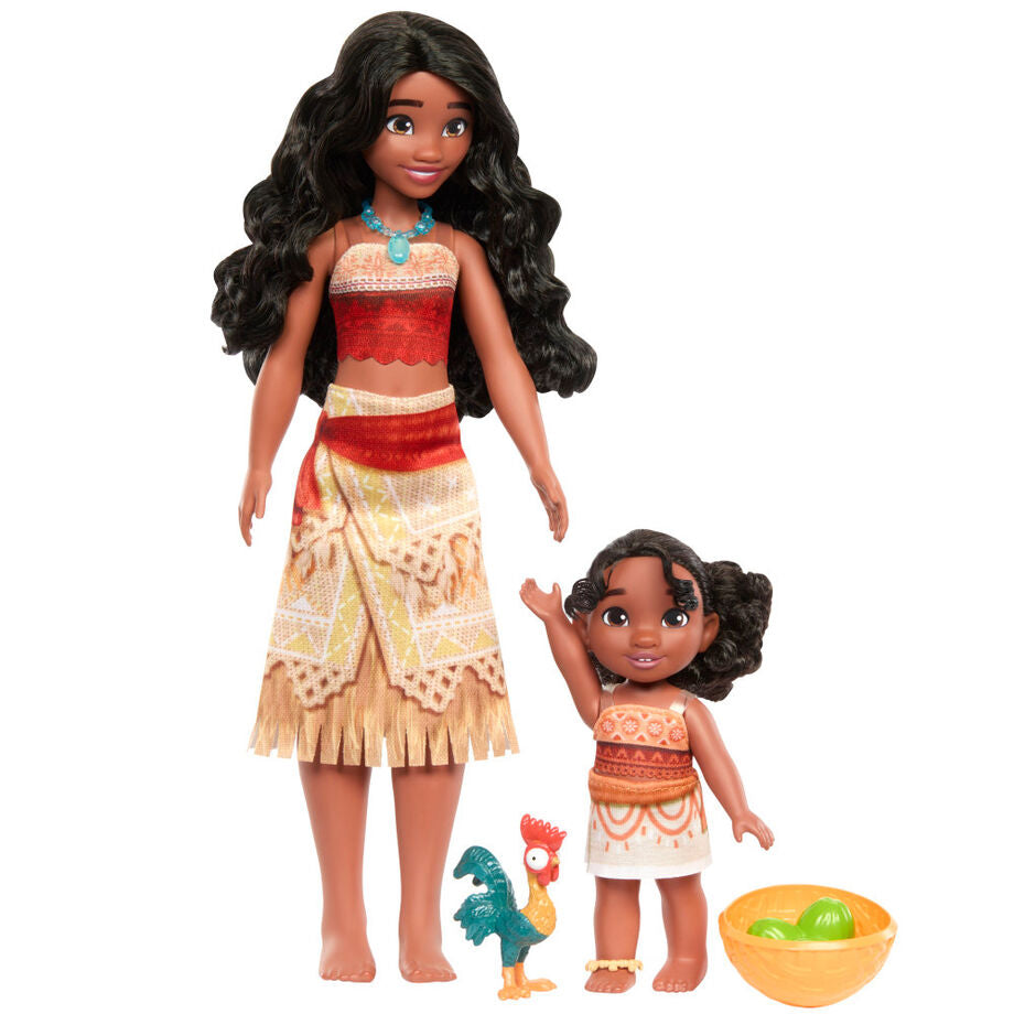 Imagen 2 - Blister 2 Muñecas Vaiana & Simea Moana 2 Disney