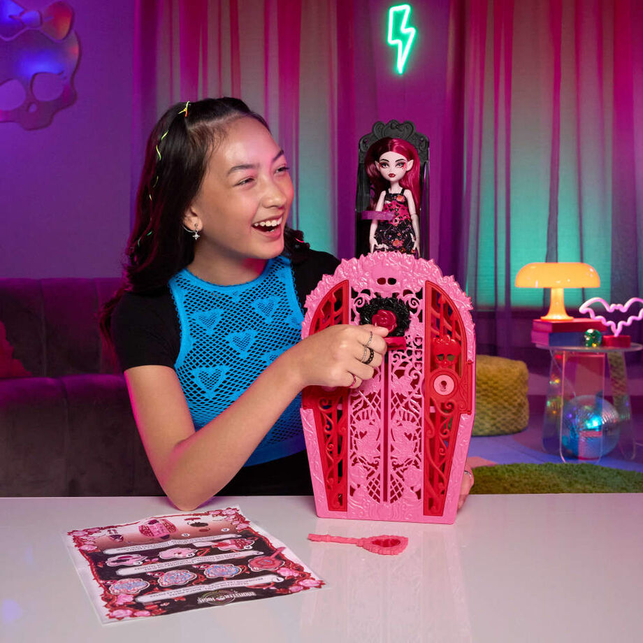 Imagen 3 - Muñeca Draculaura Skulltimate Secrets Midnight Garden Monster High