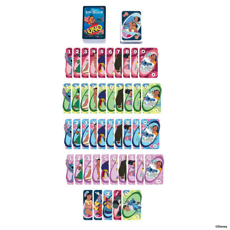 Imagen 5 - Juego Cartas Uno Lilo & Stitch Disney