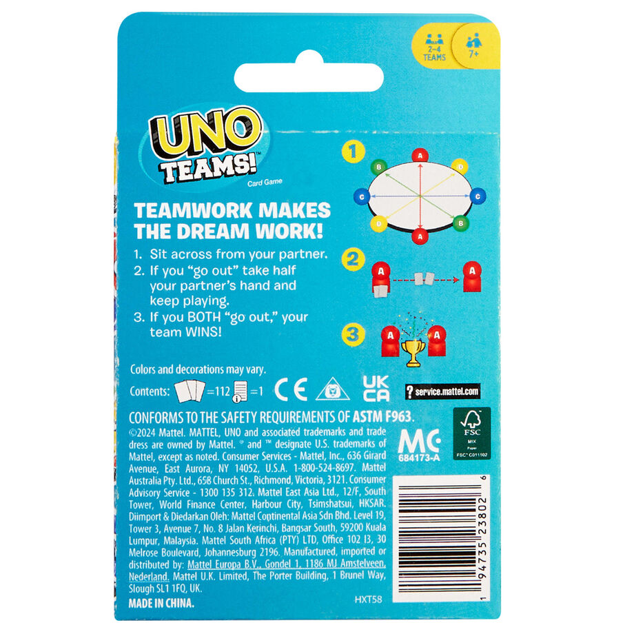 Imagen 6 - Juego Cartas Uno Teams