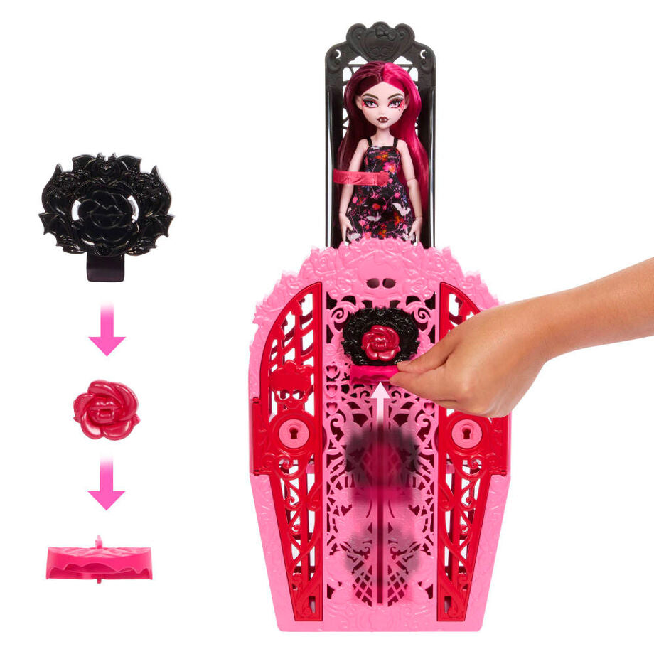 Imagen 6 - Muñeca Draculaura Skulltimate Secrets Midnight Garden Monster High