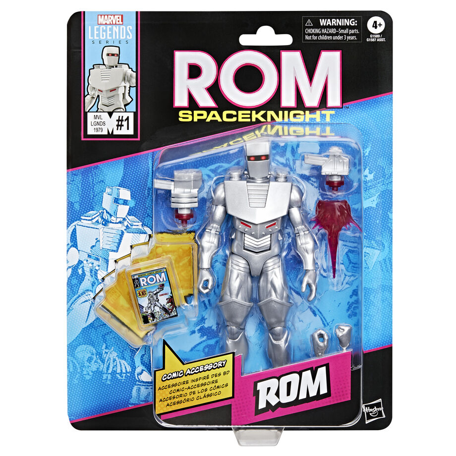 Imagen 1 - Figura Rom Spaceknight Marvel Legends 15Cm