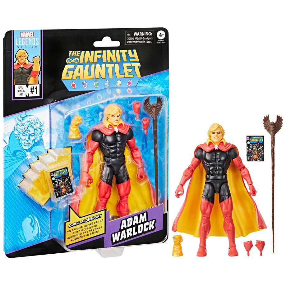 Imagen 3 - Figura Adam Warlock The Infinity Gauntlet Marvel Legends 15Cm