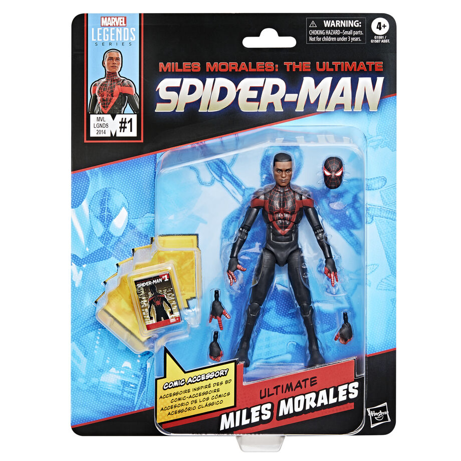 Imagen 1 - Figura Miles Morales Ultimate Spider-man Marvel Legends 15Cm