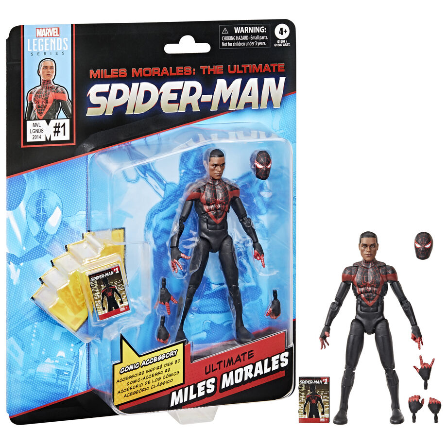 Imagen 3 - Figura Miles Morales Ultimate Spider-man Marvel Legends 15Cm