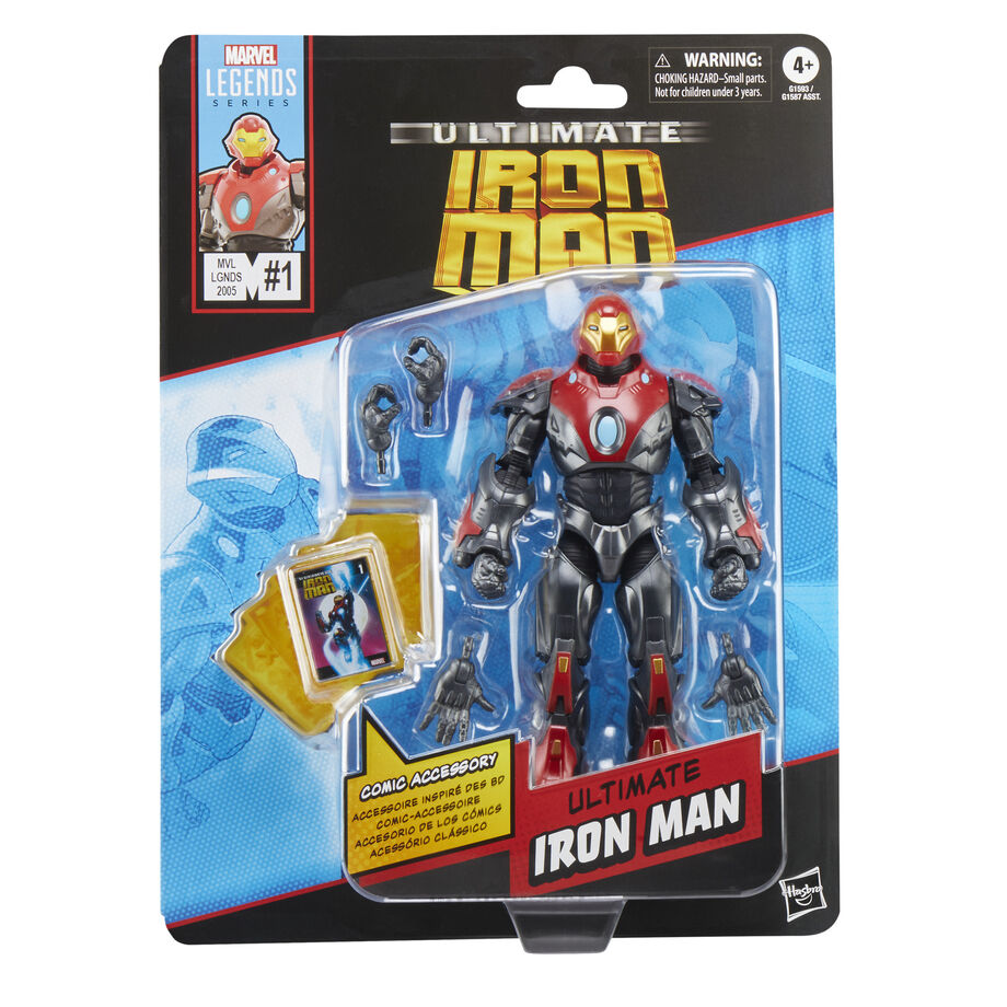 Imagen 1 - Figura Iron Man Ultimate Iron Man Marvel Legends 15Cm