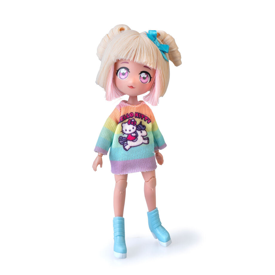 Imagen de Muñeca Manga Fashion Unicorns Hello Kitty parte de nuestra colección en Espadas y más, sitio oficial.