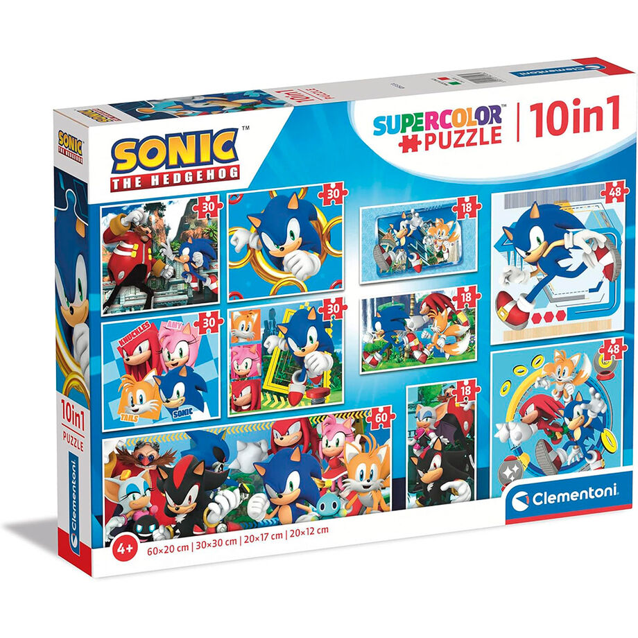 Imagen 1 - Puzzle Sonic The Hedgehog 18+30+48+60Pzs