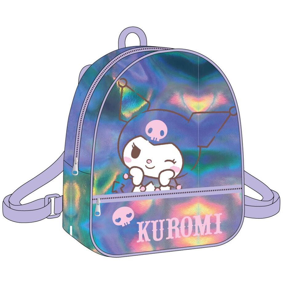 Imagen 1 - Mochila Casual Kuromi Hello Kitty 23Cm