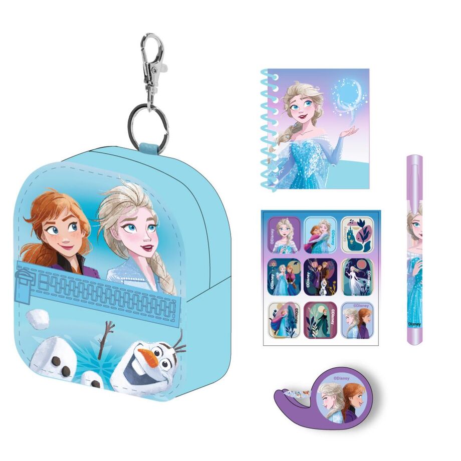 Imagen 2 - Set Papaleria Mini Mochila Frozen Disney