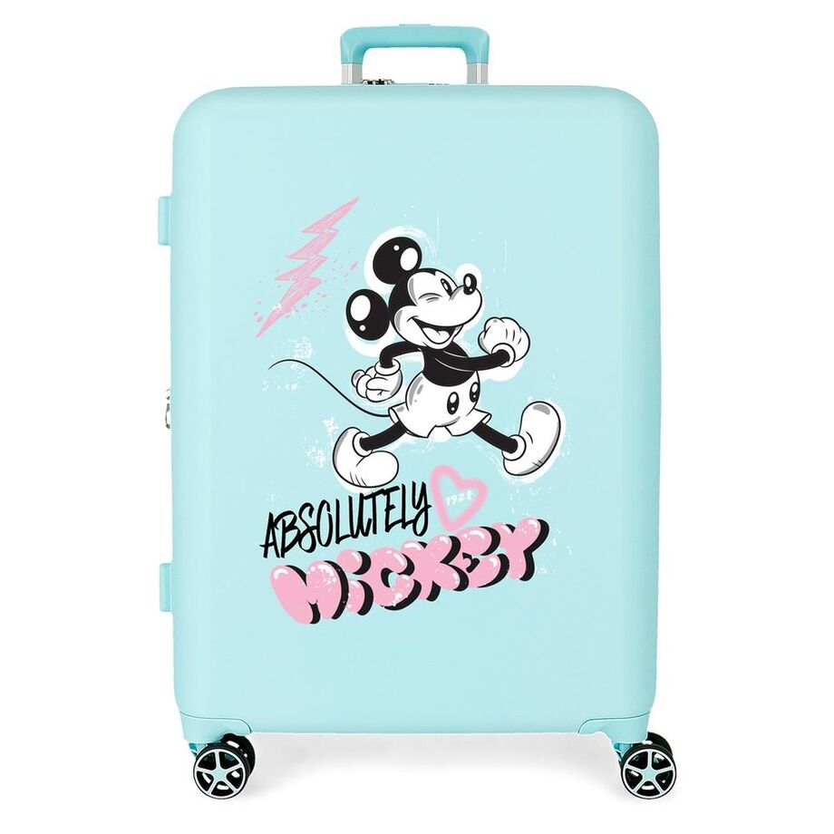 Imagen 9 - Maleta Trolley Abs Kisses Mickey & Minnie Disney 70Cm