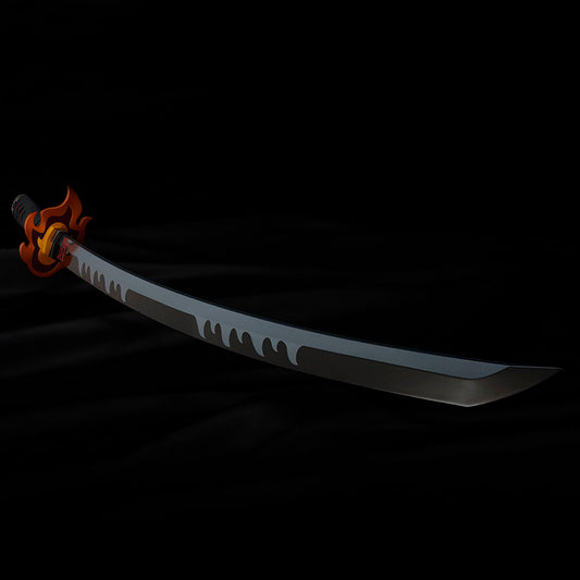 Imagen 2 - Replica Nichirin Sword Tanjiro Kamado Kyojuro Rengokus Sword Guard Demon Slayer Kimetsu No Yaiba 88Cm