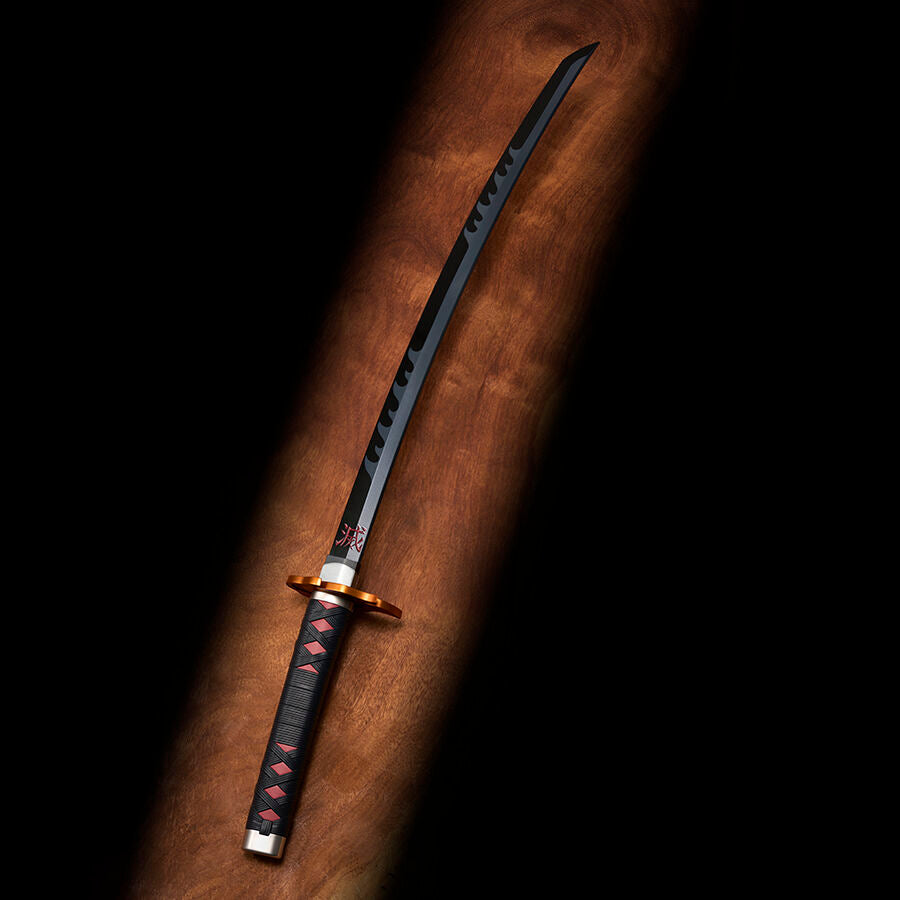 Imagen 3 - Replica Nichirin Sword Tanjiro Kamado Kyojuro Rengokus Sword Guard Demon Slayer Kimetsu No Yaiba 88Cm