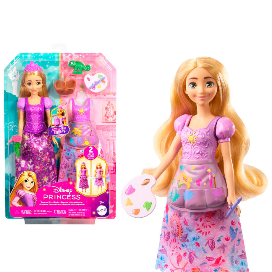 Imagen 1 - Muñeca Rapunzel Historias Magicas Princesas Disney